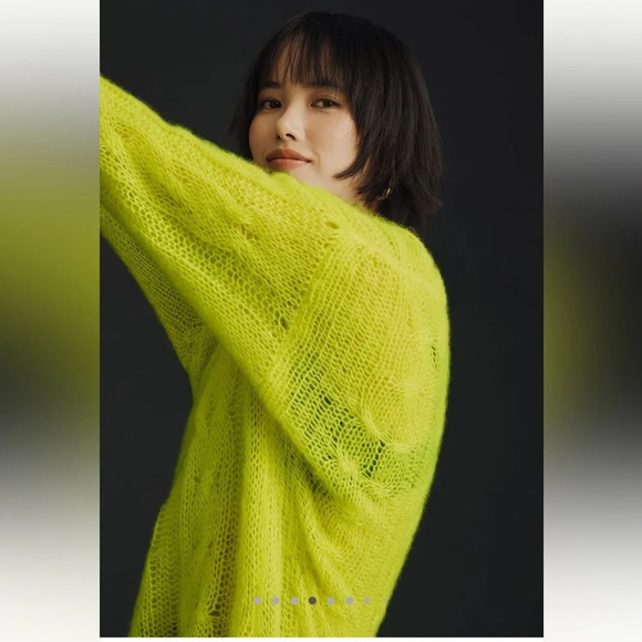 Anthropologie the posey stitchy distressed sweater - Picture 4 of 14